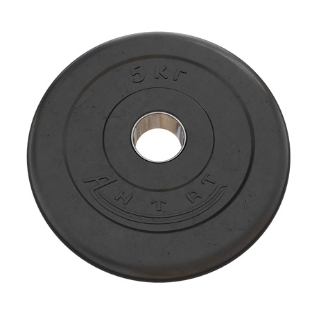 Диск Antat 5 кг диаметр 26 мм черный